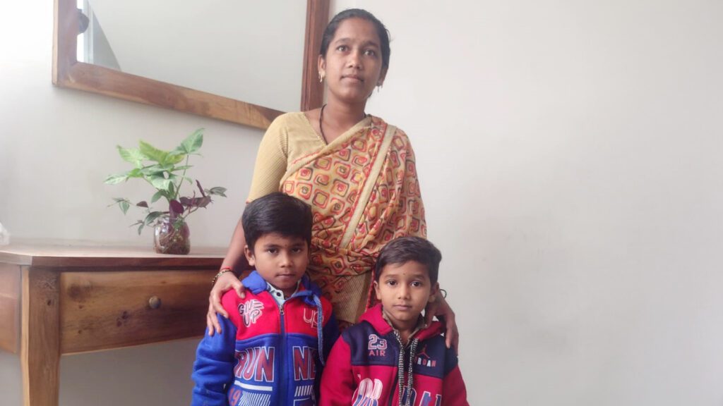 Two little boys in India wear warm sweatshirts, Cold Weather blog